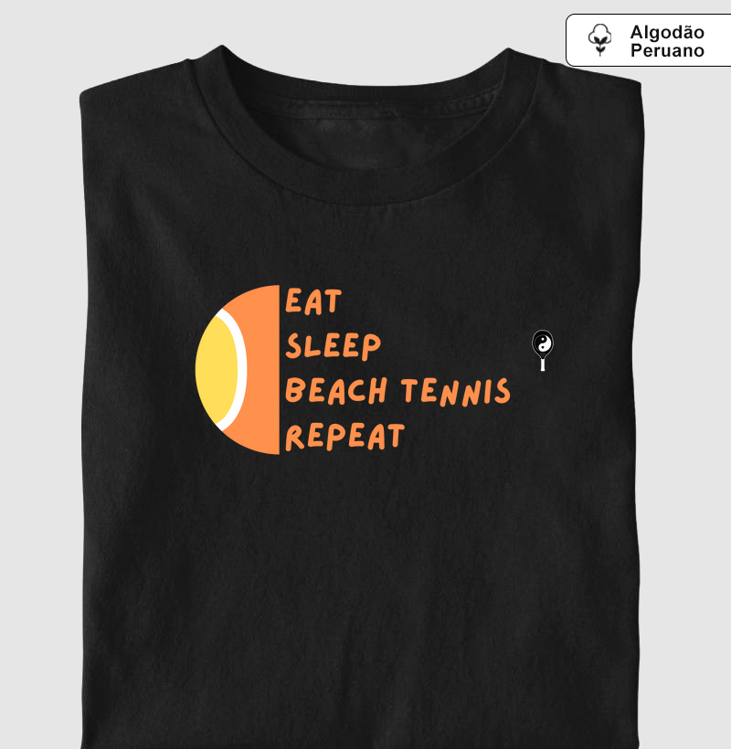 Eat Sleep Beach Tennis Repeat