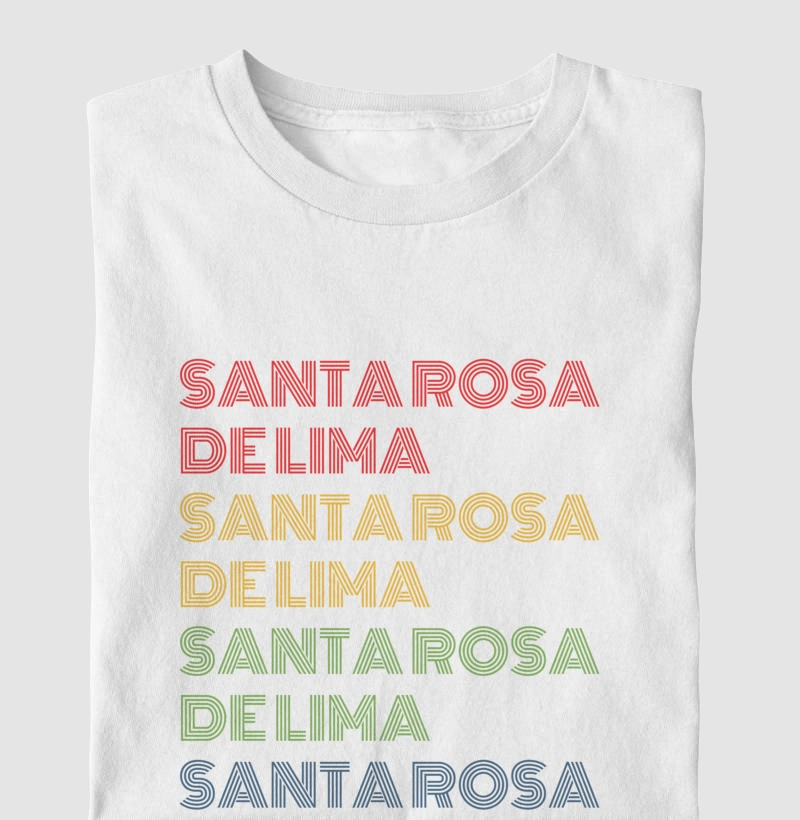 Santa Rosa de Lima Letreiro Retrô