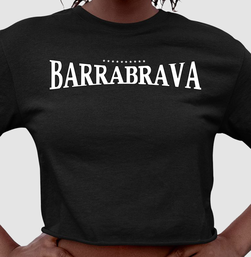 Camiseta Barra Brava - Preto, Vermelha, Azul e Verde