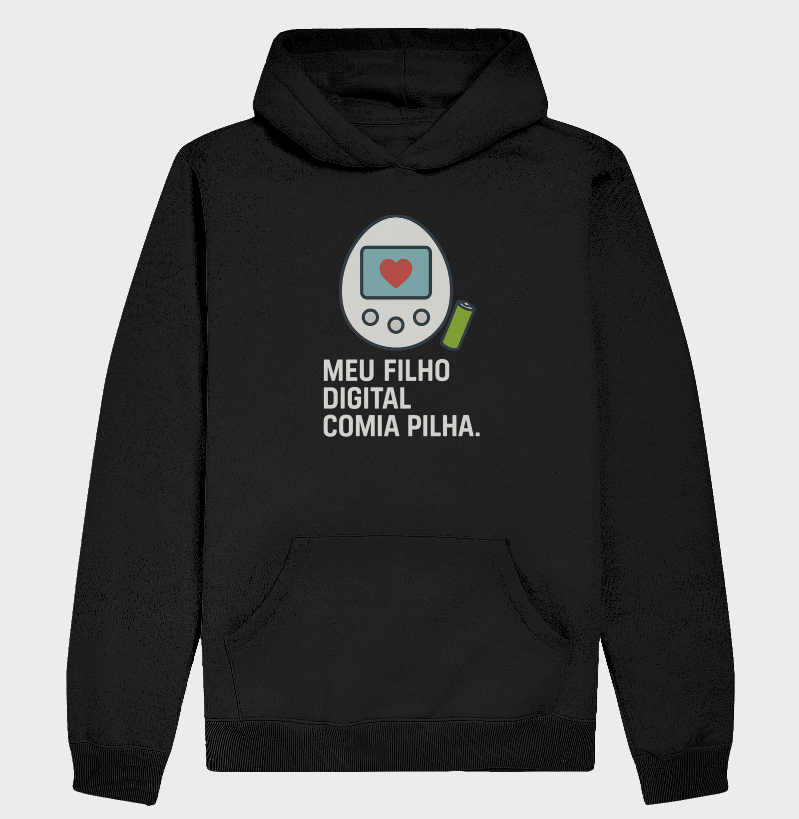Meu filho digital comia pilha