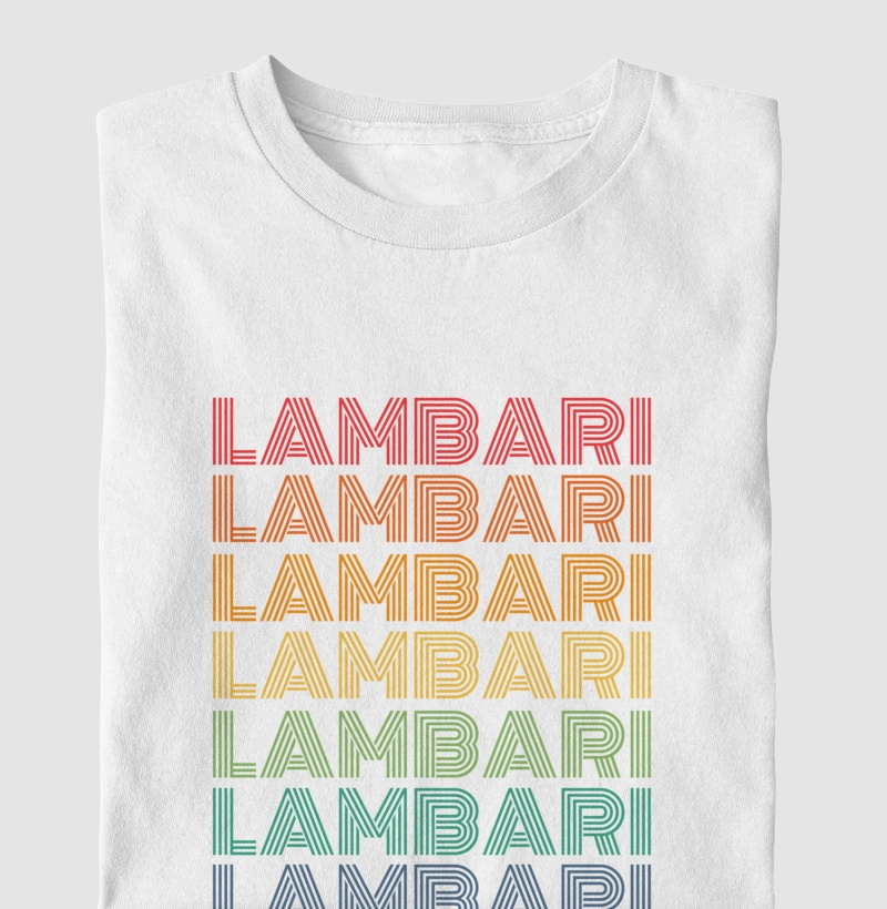 Lambari Letreiro Retrô