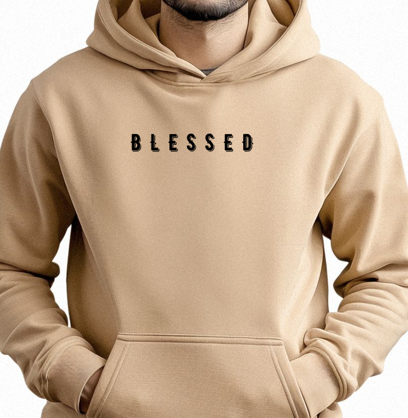 Moletom c/ capuz unisex - Blessed two