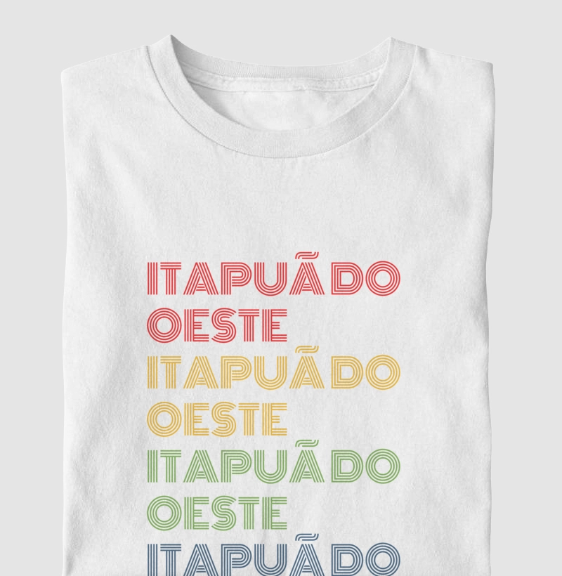 Itapuã do Oeste Letreiro Retrô