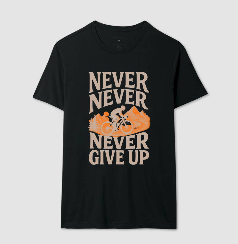Camiseta Never GiveUp