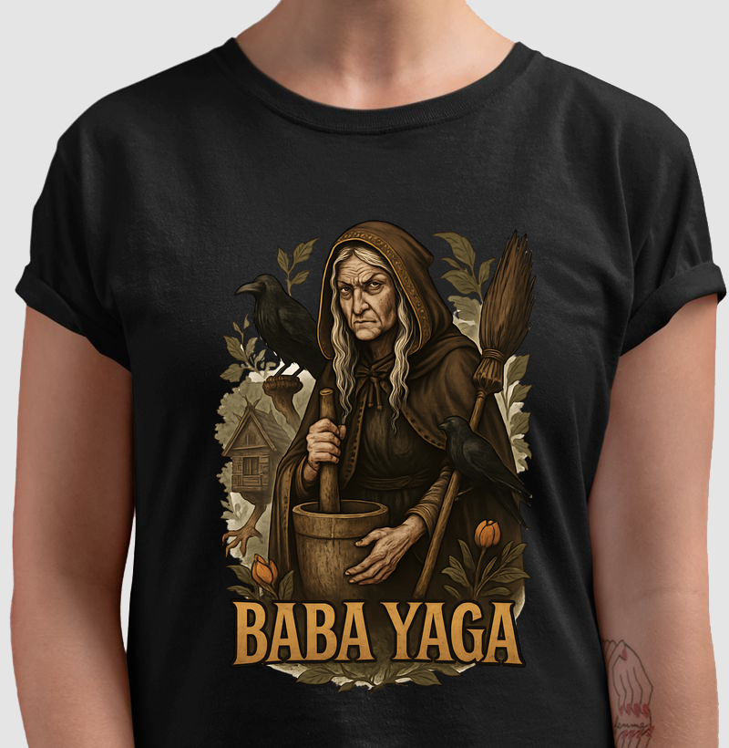 Camiseta Deusas - Baba Yaga