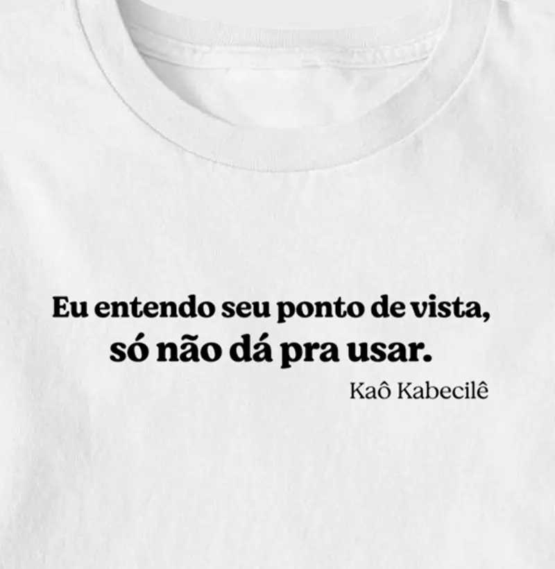 Eu entendo seu ponto de vista, só não dá pra usar.