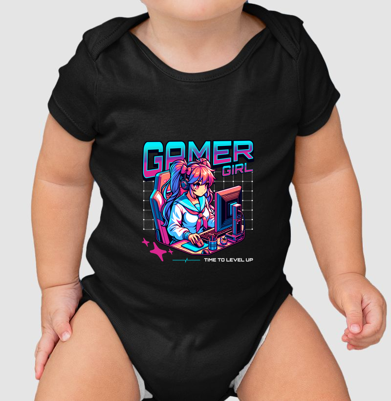 Body Infantil Gamer Girl 