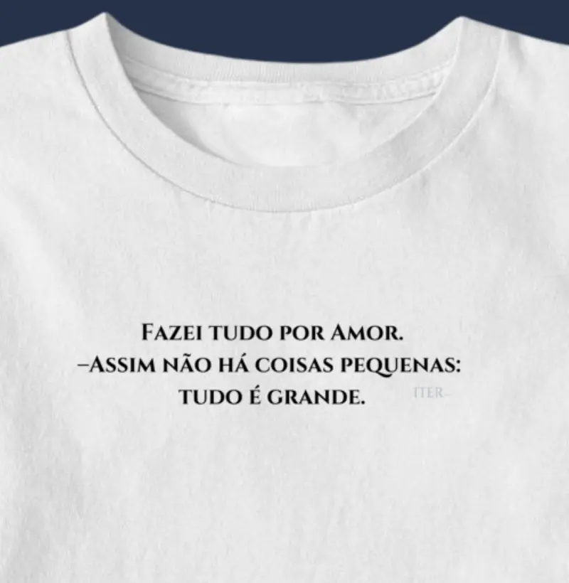 Cropped - Fazei tudo por amor!