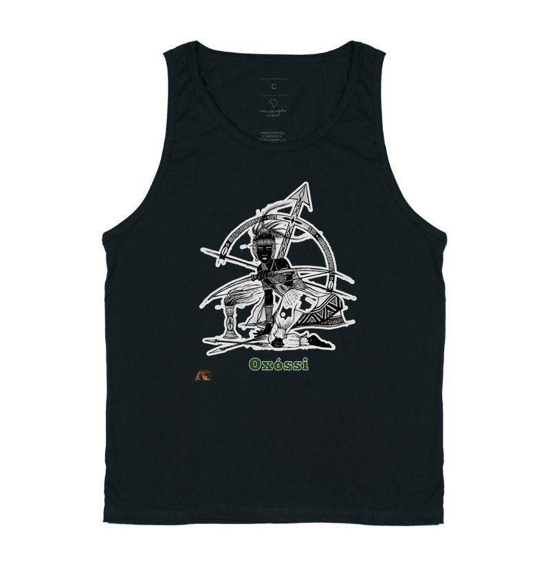  Camiseta Guardião das Matas  Oxóssi Vigilante 100% Algodão