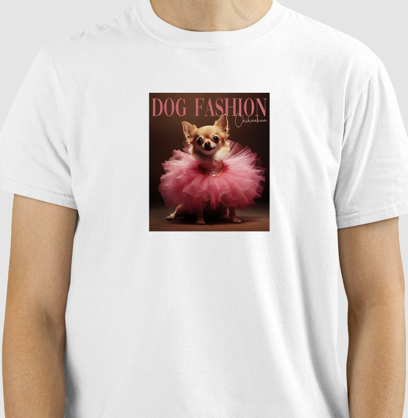 Camiseta Chihuahua fashion bailarina