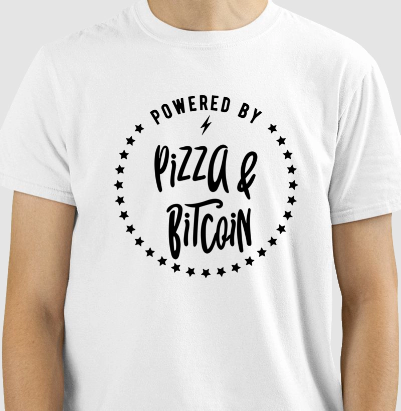 POWERED BY PIZZA & BITCOIN