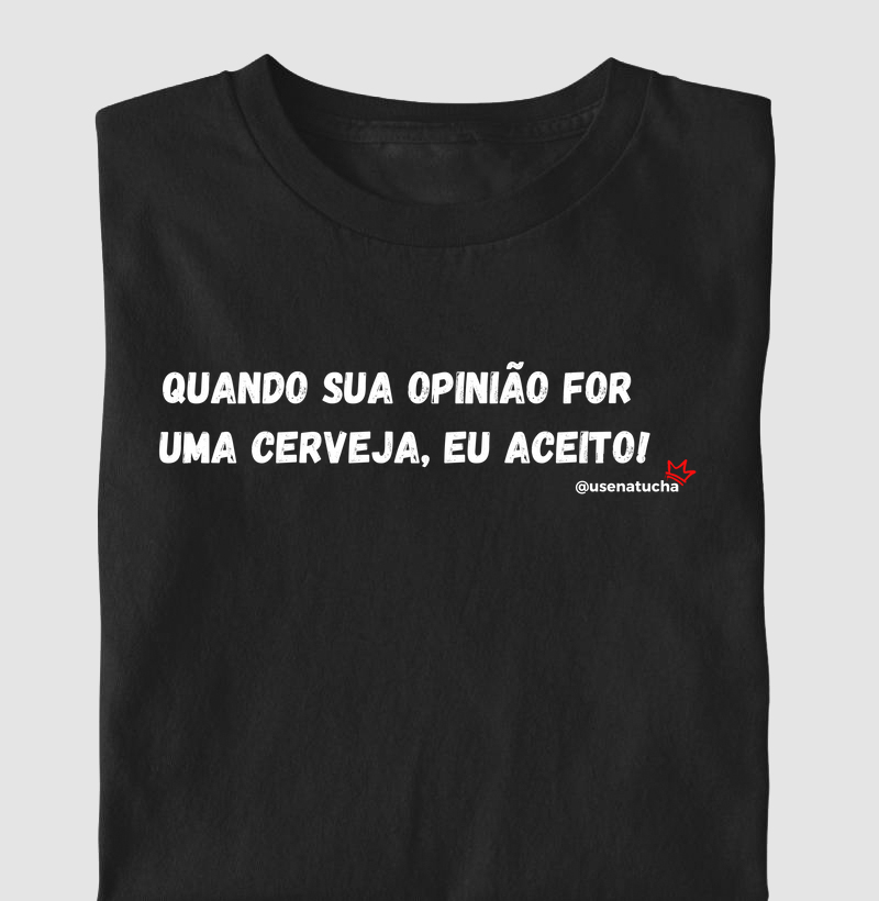 ACEITO SUA OPINIÃO