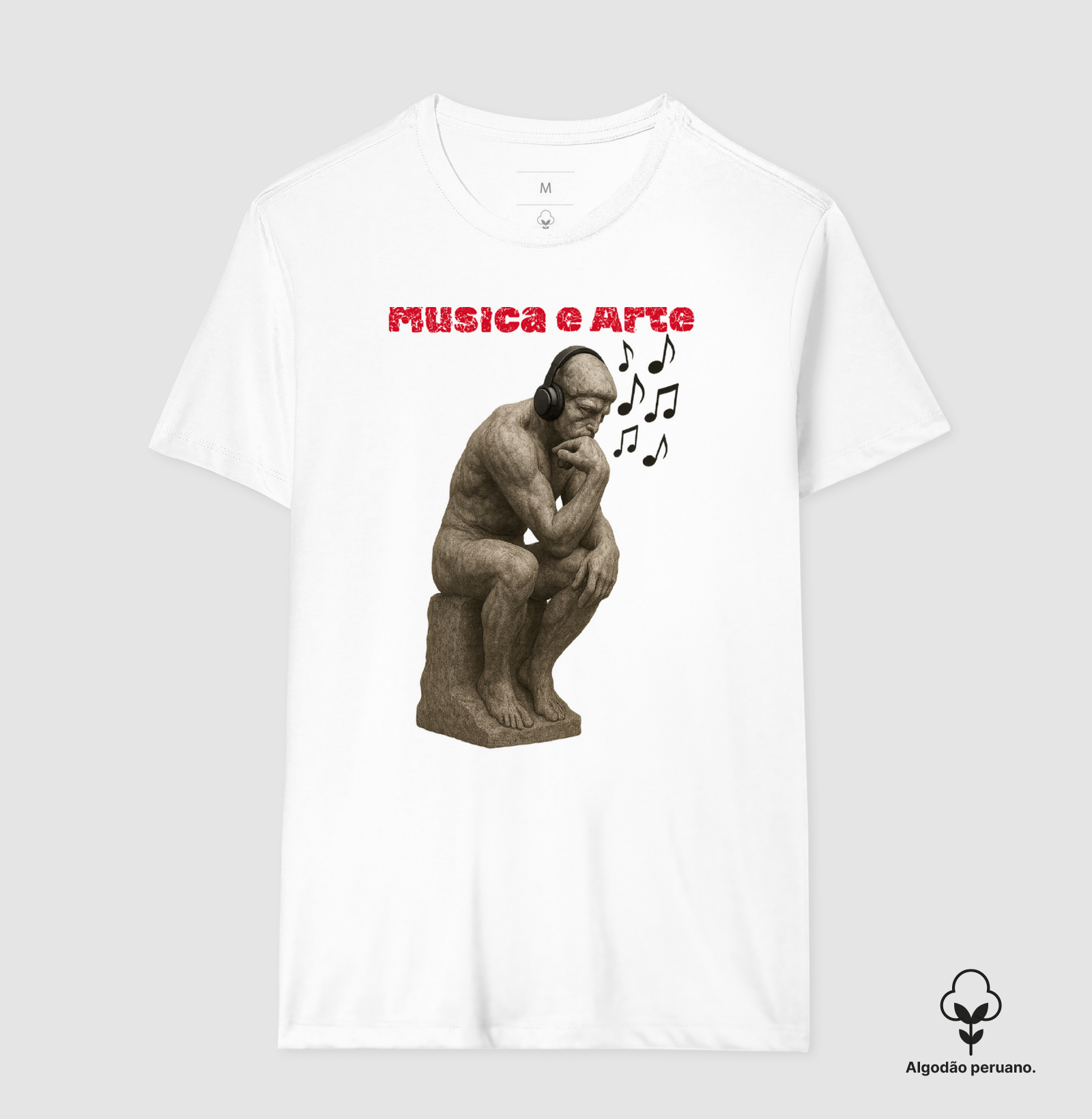 Camiseta Música é Arte