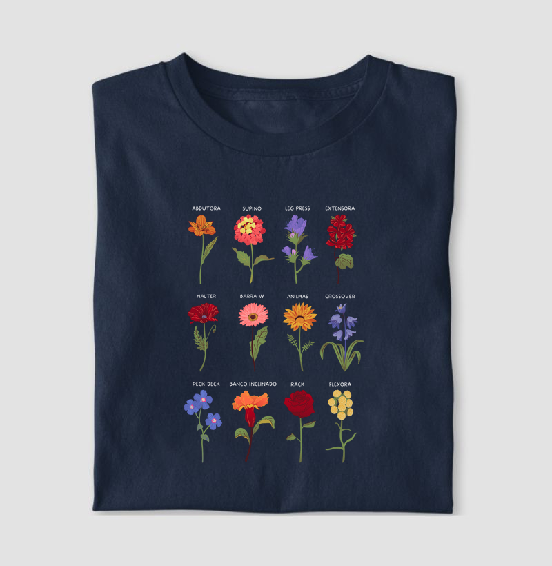 Flores & equipamentos de academia