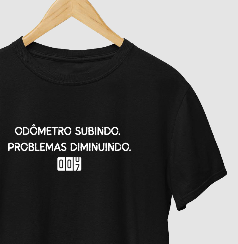 Odômetro subindo. Problemas diminuindo.