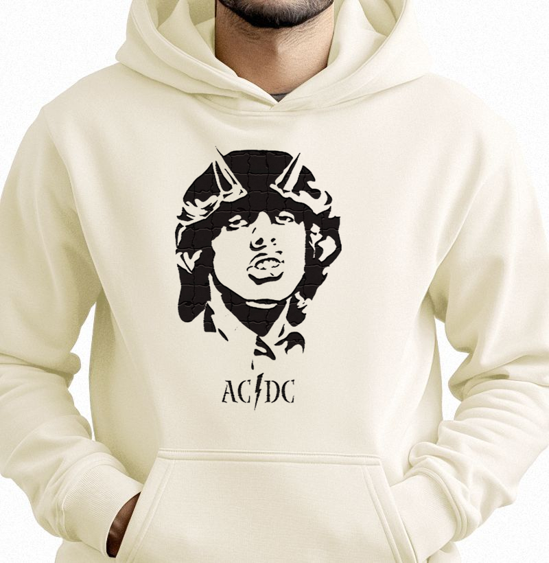 AC/DC - Angus Young (Black&White)