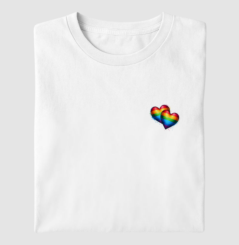 Camiseta - Coração Color 