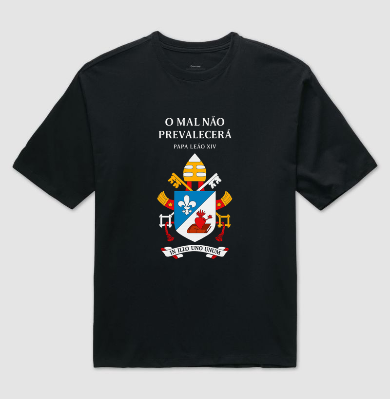 O Mal Não Vencerá Papa Leão Brasão Colorido