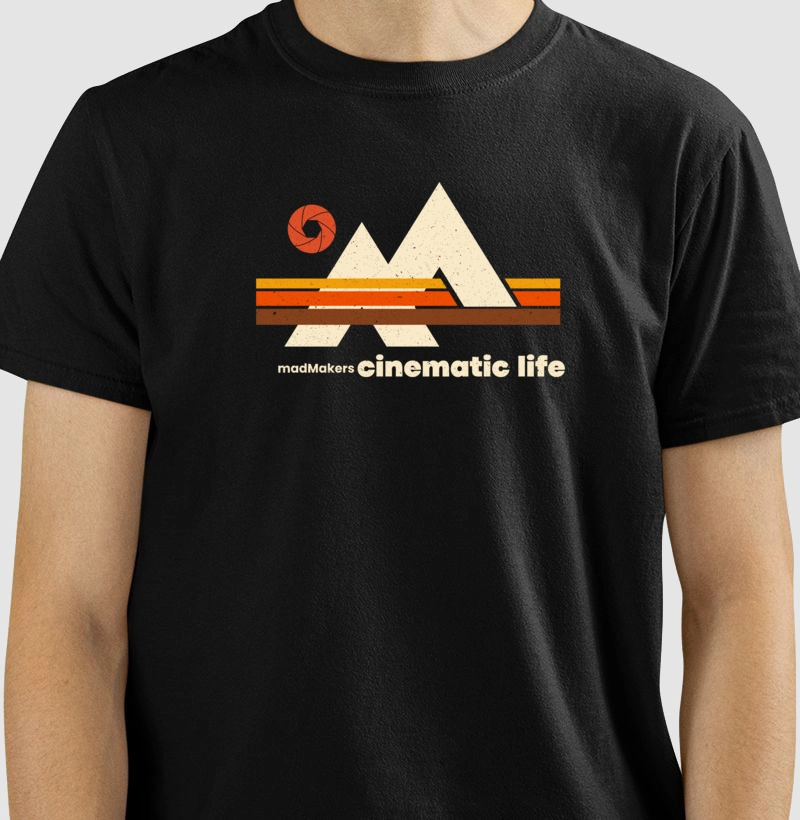Cinematic Life - Vintage - Camiseta Masculina e Feminina