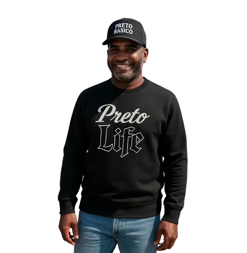 Moletom Preto Life – Orgulho e Estilo
