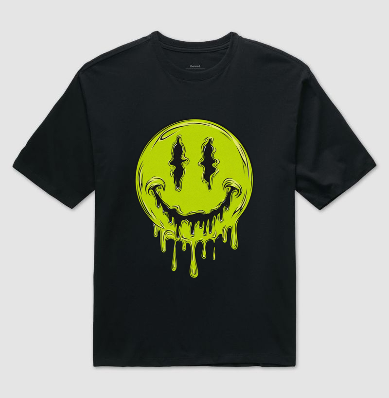 Camiseta "Smiley Ácido" - Vibe Rave | Chigos