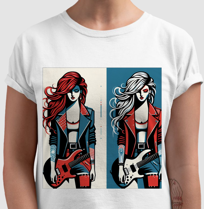 Camiseta Rock Star