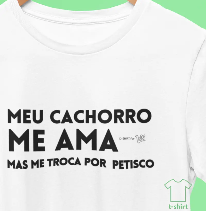 me troca por petisco - for Luv