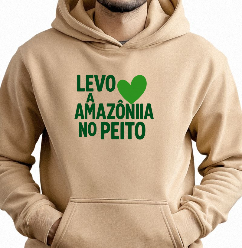 Levo a Amazônia no peito 