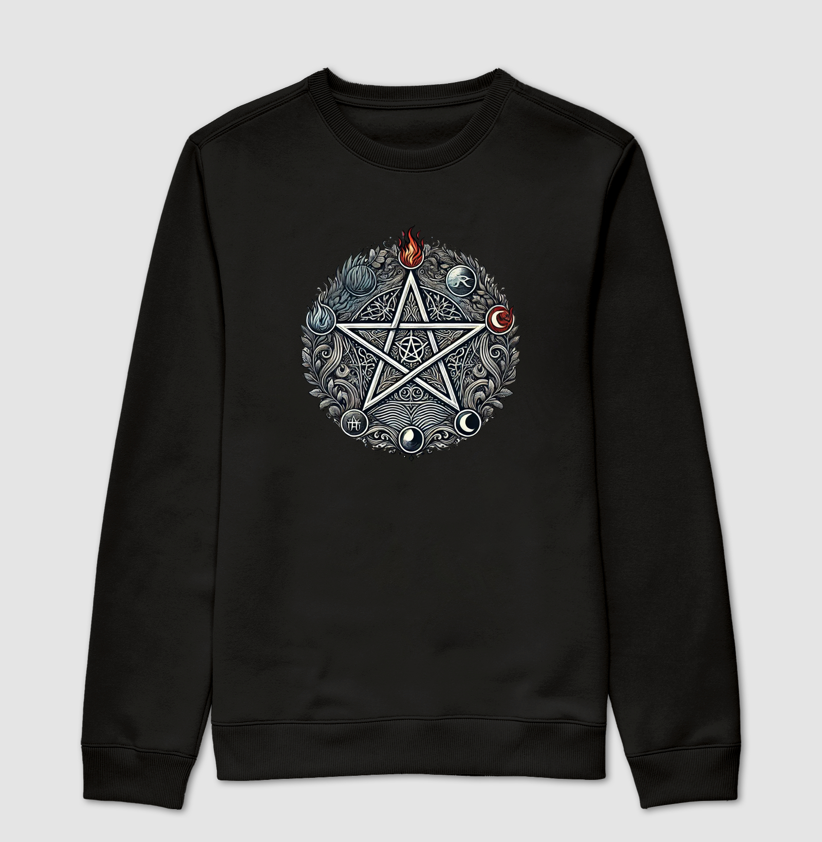 Pentagrama com os 5 Elementos