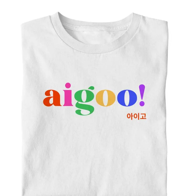 Camiseta aigoo! Colorida | K-Words [KoreaID]