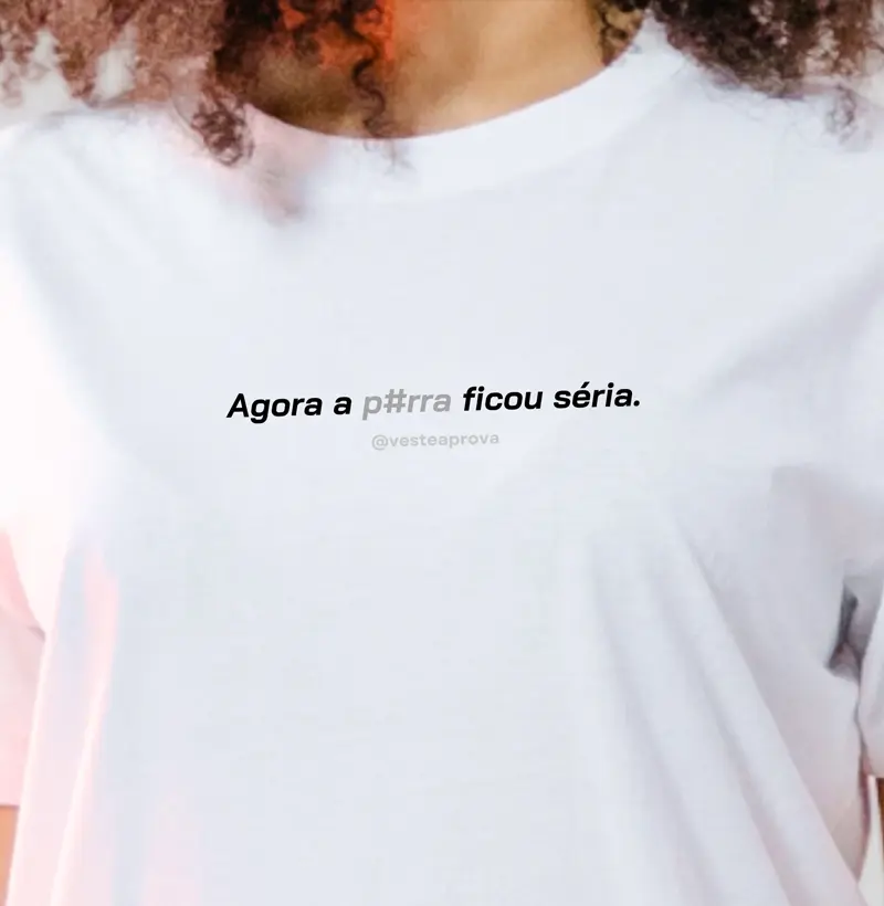 Agora a p#rra ficou séria