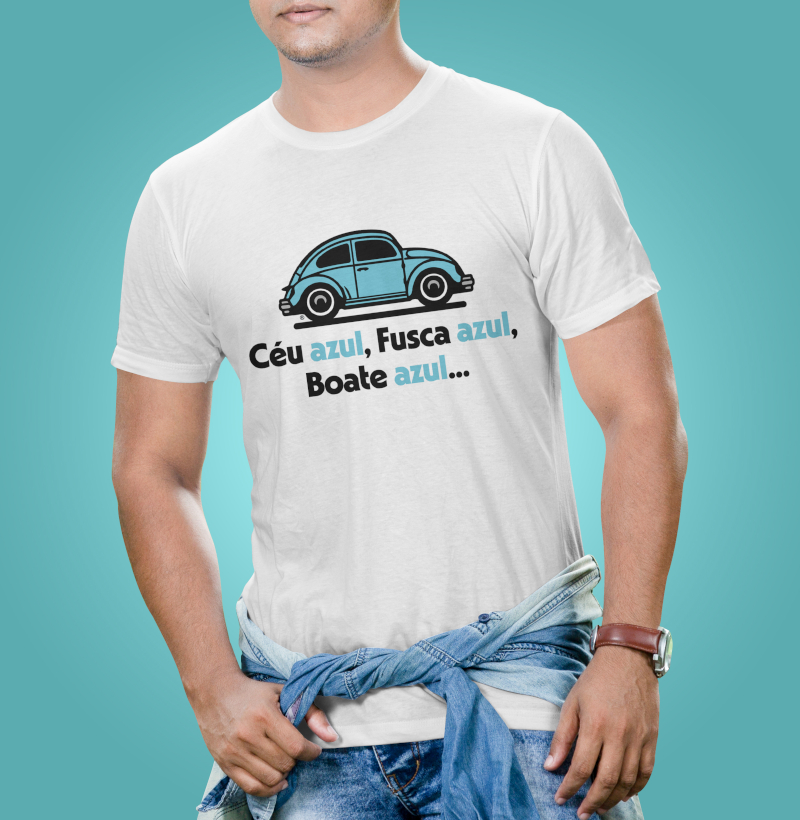 Fusca azul