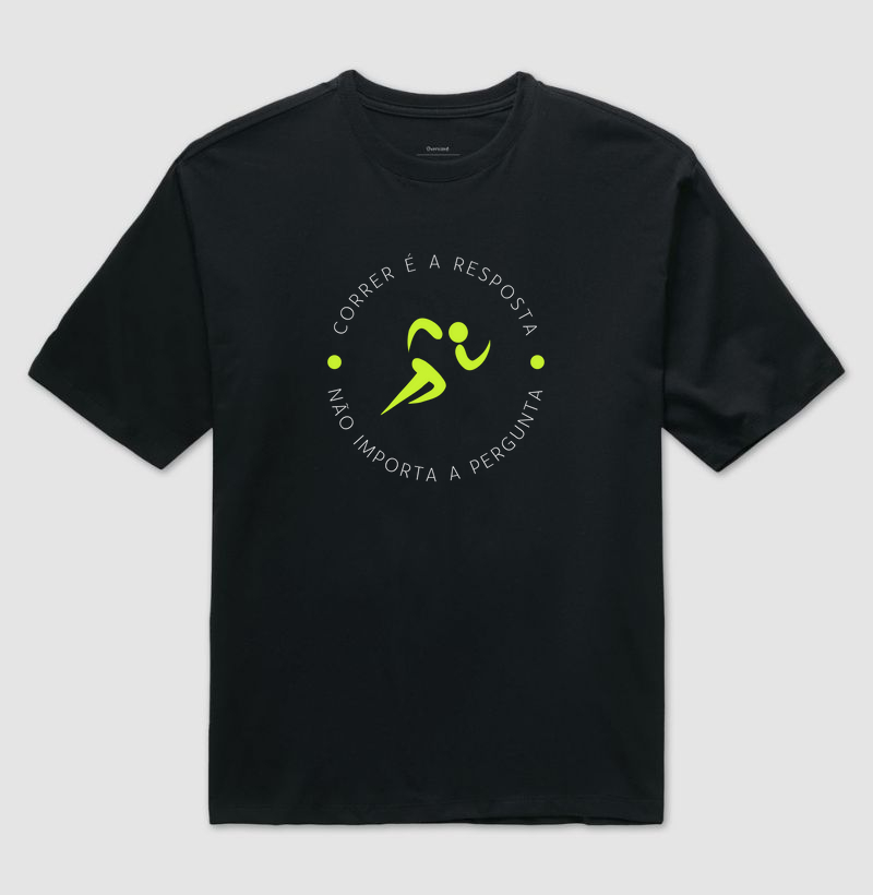 Camiseta Fawk - Correr é a resposta