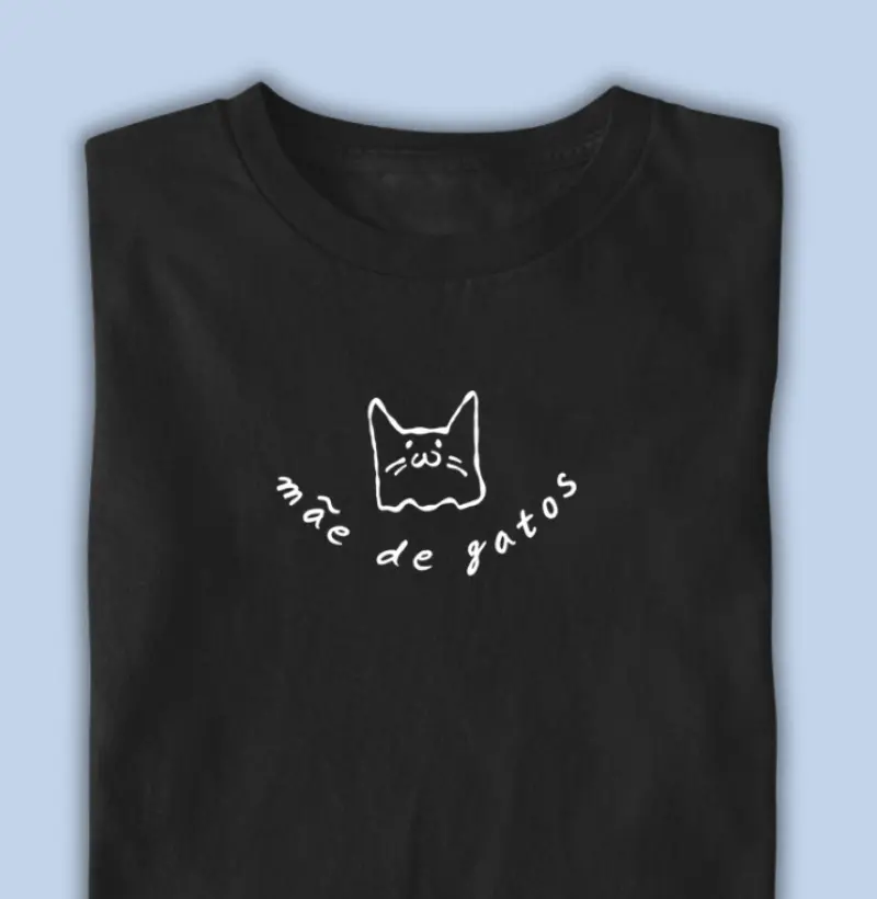 mãe de gatos desenho