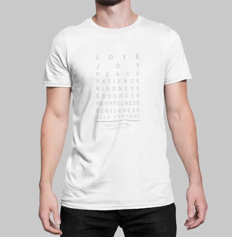 Camiseta Masculina - Fruit Of The Spirit - Código: N25D15