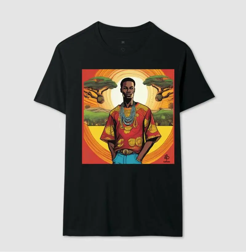 Homem - Paisagem Africana
