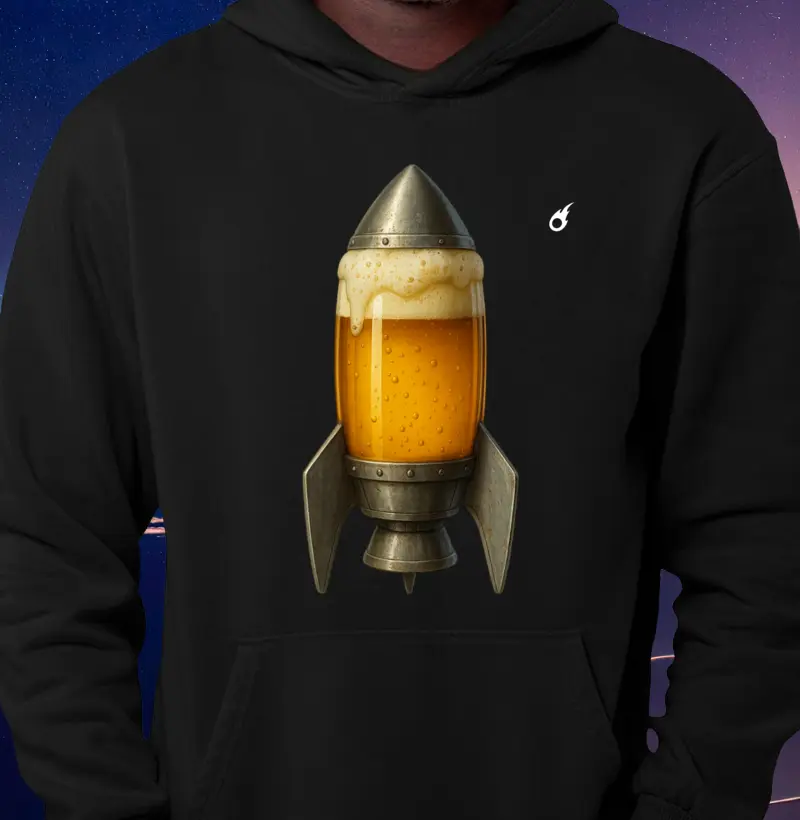 Moletom Canguru Brós FOGUETE BEER