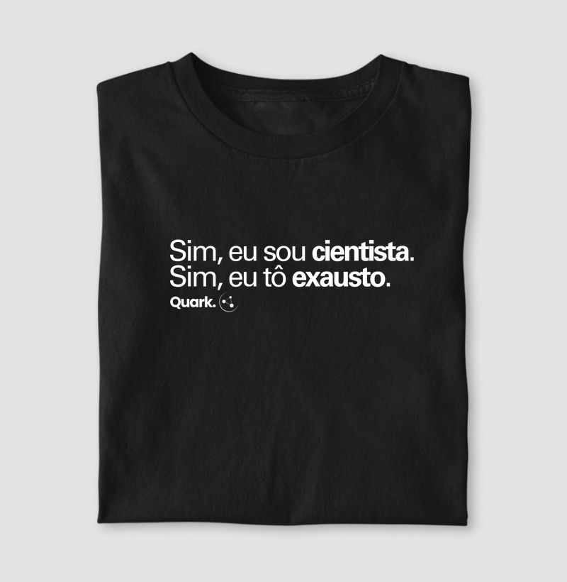 Cientista e exausto 