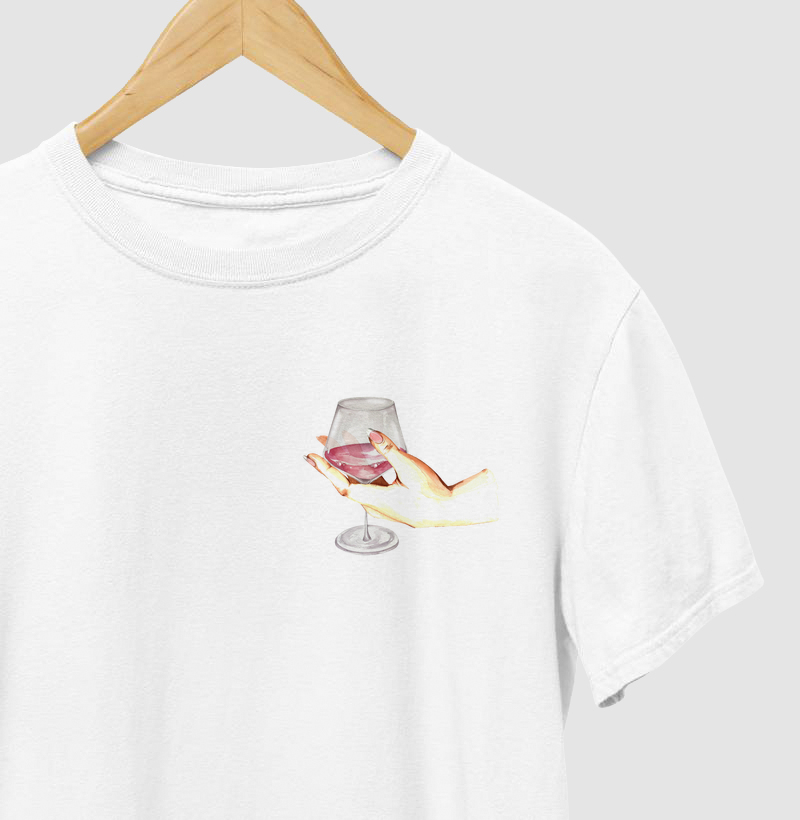 Camiseta Elegância Rosé
