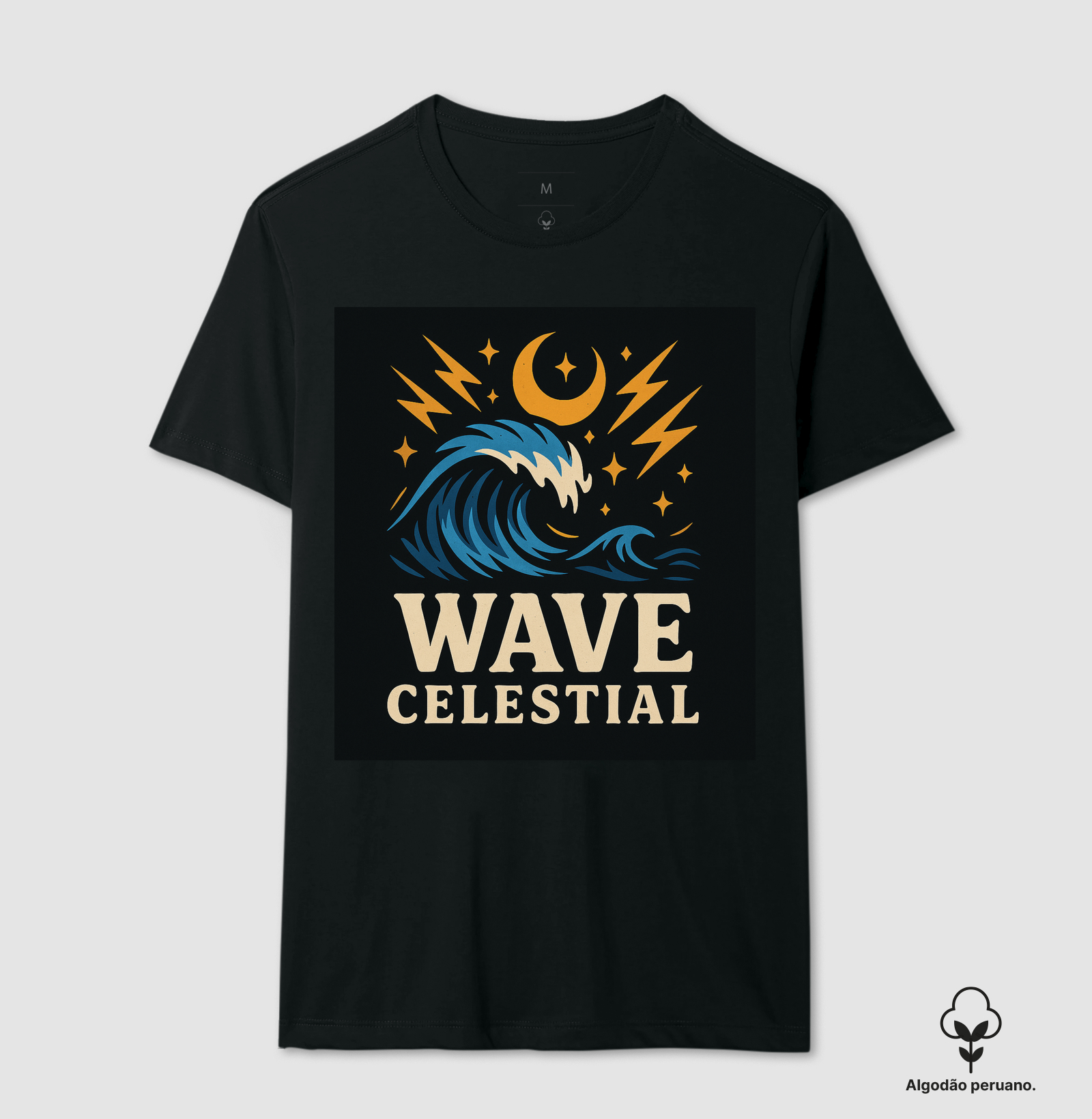 Camiseta Wave celestial