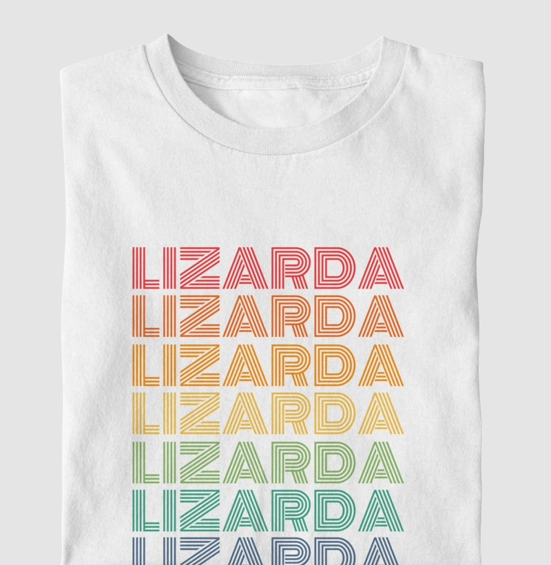 Lizarda Letreiro Retrô