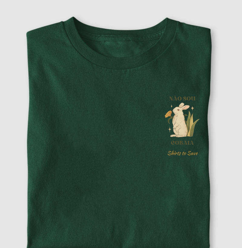Camiseta Santuário Terra dos Bichos Cobaia