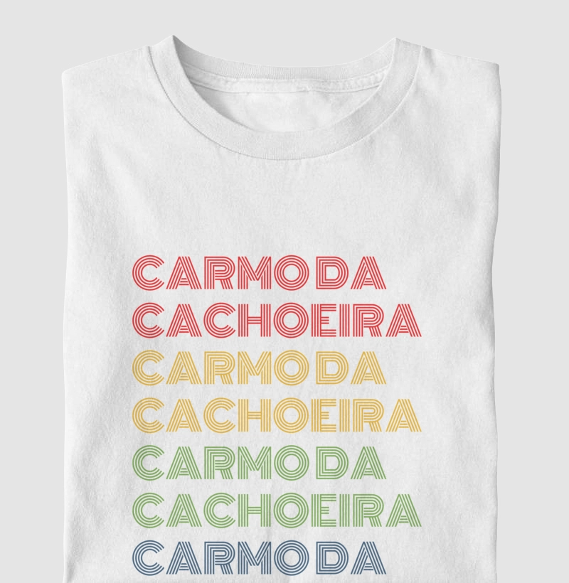 Carmo da Cachoeira Letreiro Retrô