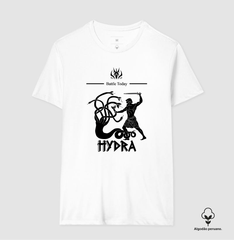 Camiseta Algodão Peruano - Hércules Hydra (Edição Battle Today)