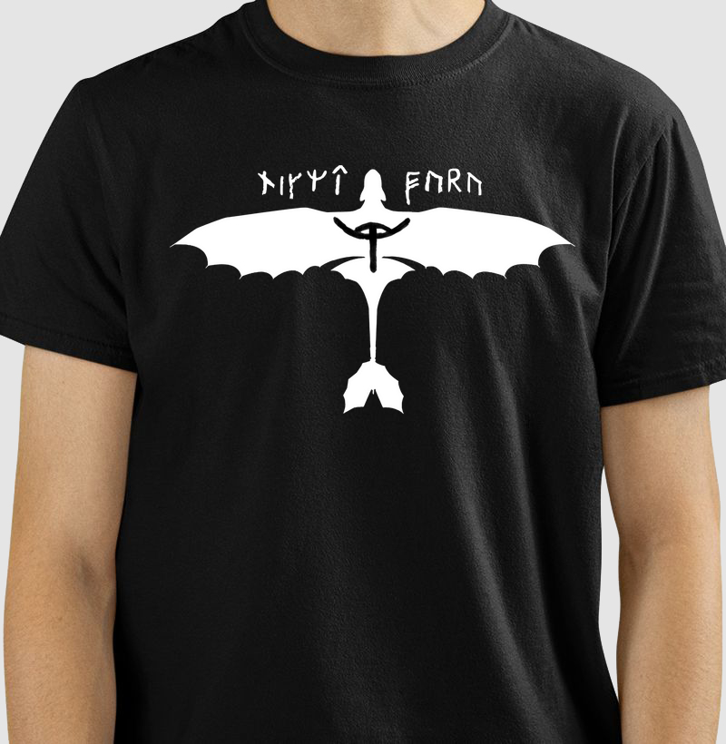 Camiseta Símbolo Banguela NIGHT FURY