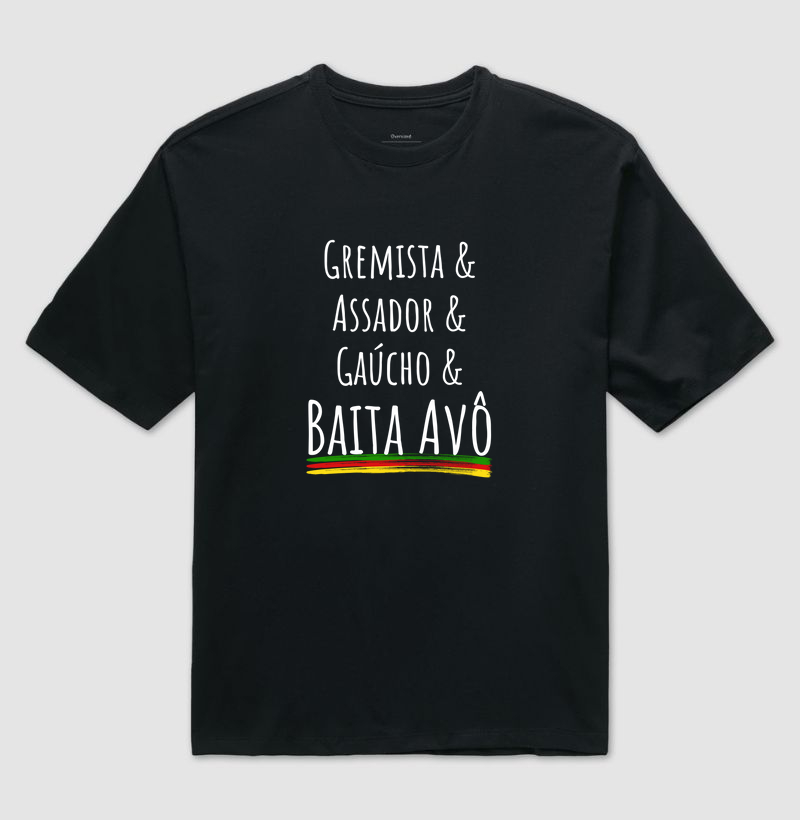 Camiseta Gremista y Avô (oversized)