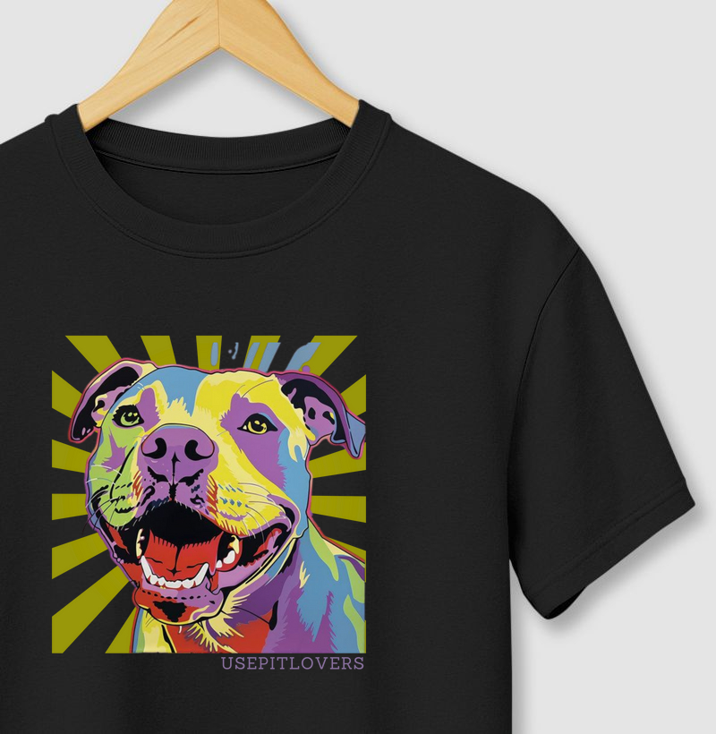 Pit Bull tela pop art 