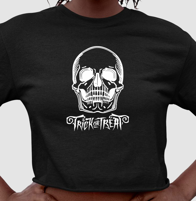 Camiseta cropped Trick or Treat 2