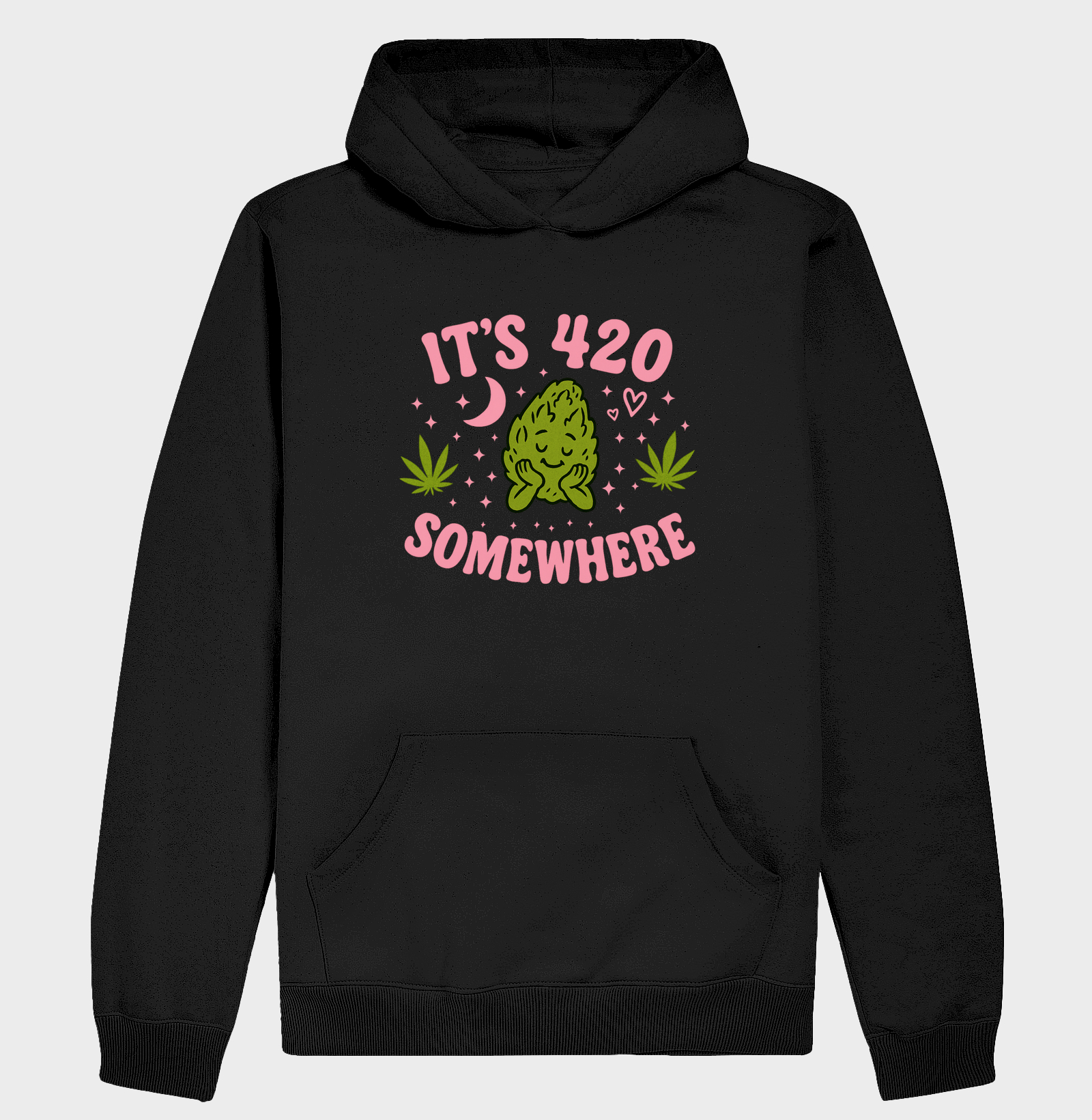 Hoodie moletom - It's 420 Somewhere 
