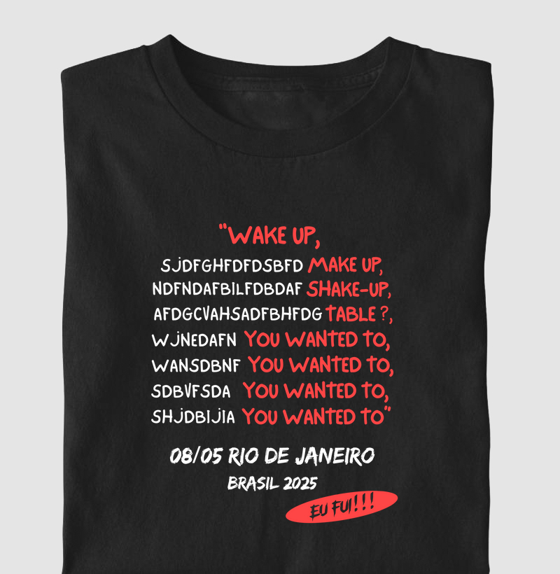 WAKE UP - 08/05 RIO DE JANEIRO